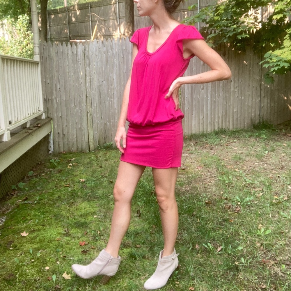 L8teR Tunic / Mini Dress Pink (see notes on size)